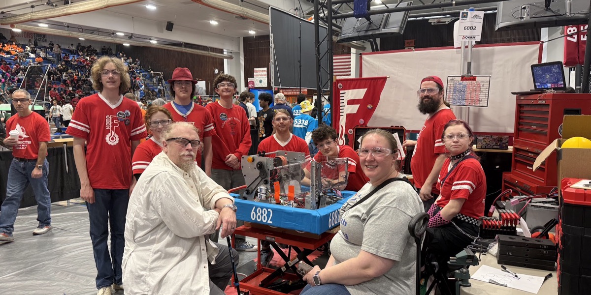 Team 6882 at an event in Alexandria